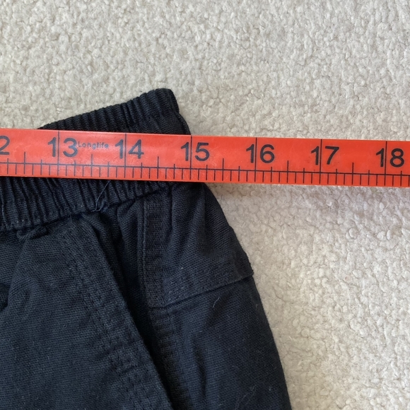 Men's Black Elasticated Cargo Shorts - New without Tags - Size UK Medium - Picture 14 of 16